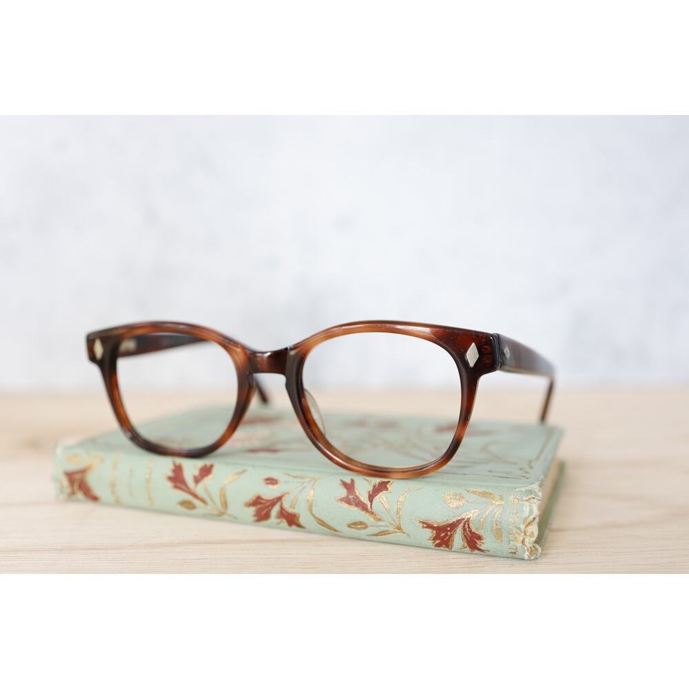 Vintage 70s Foremost Optical Eyeglass USA 51-22 New Old Stock MCM Retro Preppy